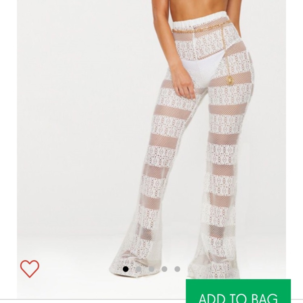 PrettyLittleThing Crochet Beach pants